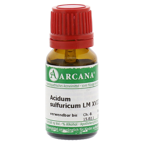 ACIDUM SULFURICUM LM 18 Dilution 10 Milliliter N1