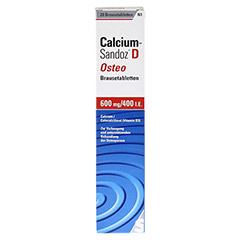 Calcium-Sandoz D Osteo 600mg/400 I.E. 20 Stück N1 - Vorderseite
