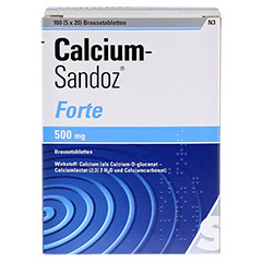 Calcium-Sandoz Forte 500mg 5x20 Stck N3 - Vorderseite