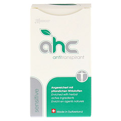 AHC sensitive Antitranspirant flssig 50 Milliliter - Vorderseite