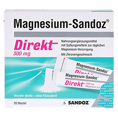 MAGNESIUM SANDOZ Direkt 300 mg Pellets 20 Stck - Vorderseite