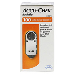 ACCU-CHEK Mobile Testkassette Plasma II 100 Stck - Vorderseite