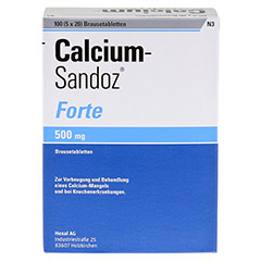 Calcium-Sandoz Forte 500mg 5x20 Stck N3 - Rckseite