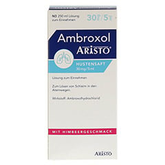Ambroxol Aristo Hustensaft 30mg/5ml 250 Milliliter N3 - Rückseite