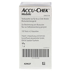 ACCU-CHEK Mobile Testkassette Plasma II 100 Stck - Rckseite