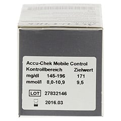 ACCU-CHEK Mobile Testkassette Plasma II 100 Stck - Unterseite