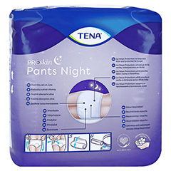 TENA PANTS Night Super M bei Inkontinenz 4x10 Stck - Rckseite