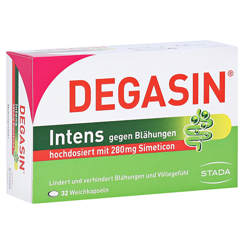 DEGASIN intens 280 mg Weichkapseln 32 Stck