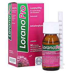 LoranoPro 0,5 mg/ml Lsung zum Einnehmen - Bei allergischen Reaktionen