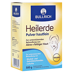 BULLRICH Heilerde Pulver hautfein 500 Gramm