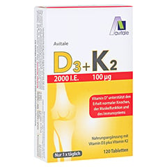 Vitamin D3+K2 2000 I.E. 120 Stück