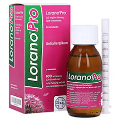 LoranoPro 0,5 mg/ml Lsung zum Einnehmen - Bei allergischen Reaktionen 100 Milliliter