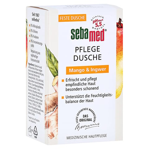 SEBAMED Pflege-Dusche mit Mango & Ingwer fest 100 Gramm