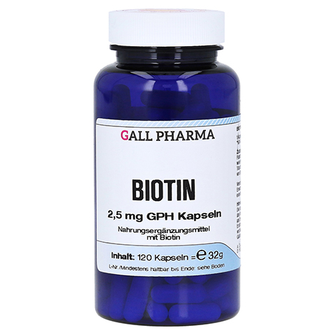 BIOTIN 2,5 mg GPH Kapseln 120 Stück