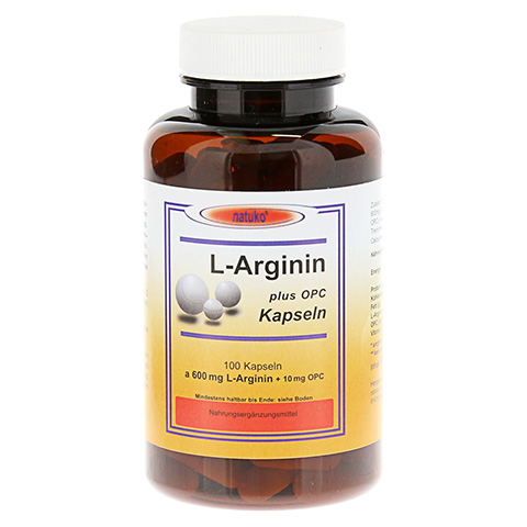 L-Arginin+opc 600 mg Kapseln 100 Stück