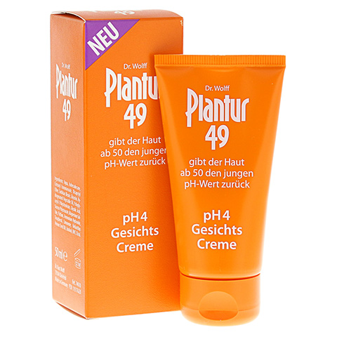 PLANTUR 49 pH4 Gesichts-Creme 50 Milliliter