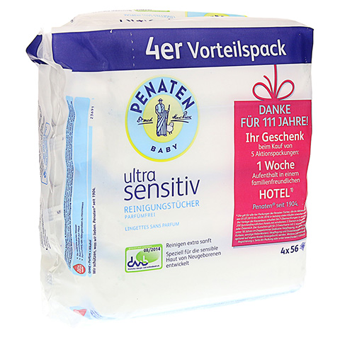 PENATEN ULTRA sensitiv Reinigungstcher 4x56 Stck