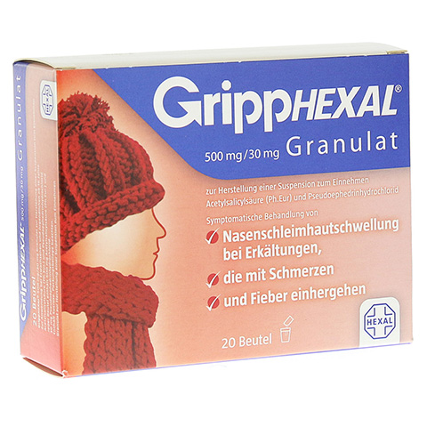 GRIPPHEXAL 500 mg/30 mg Gra.z.Herst.e.Susp.z.Einn. 20 Stck N2