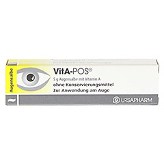 VITA POS Augensalbe m.Vitamin A 5 Gramm - Vorderseite
