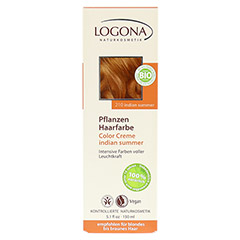 LOGONA Pflanzen-Haarfarbe Color Creme Indian Summer 150 Milliliter - Vorderseite