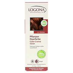 LOGONA Pflanzen-Haarfarbe Color Creme Tizian 150 Milliliter - Vorderseite