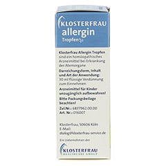 KLOSTERFRAU Allergin flüssig 30 Milliliter - Linke Seite