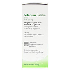 SOLEDUM Balsam flssig 100 Milliliter N3 - Rechte Seite