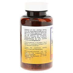 L-Arginin+opc 600 mg Kapseln 100 Stück - Rückseite