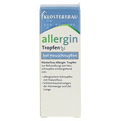 KLOSTERFRAU Allergin flüssig 30 Milliliter - Rückseite