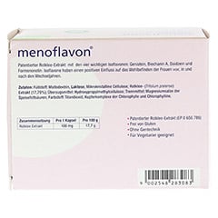 MENOFLAVON 40 mg Kapseln 90 Stück - Rückseite