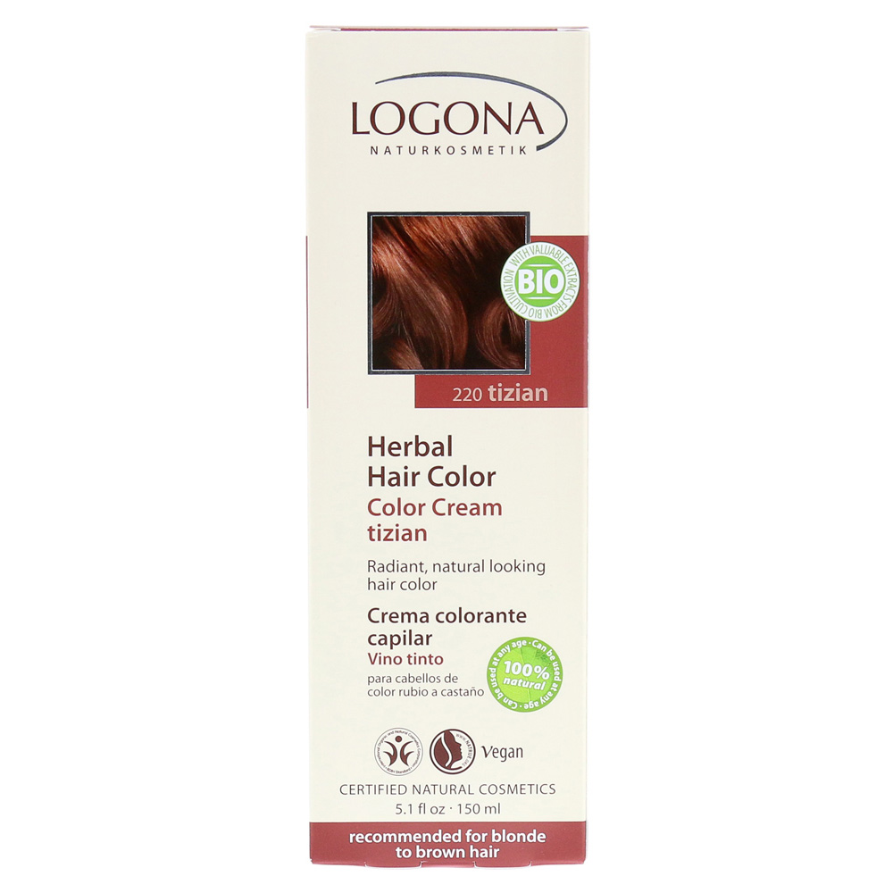 Erfahrungen zu LOGONA Pflanzen-Haarfarbe Color Creme Tizian 150 Milliliter  | medpex