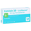 Cetirizin 10-1A Pharma 20 Stück N1