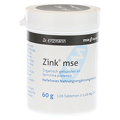 ZINK II MSE 1,25 mg Tabletten 120 Stück