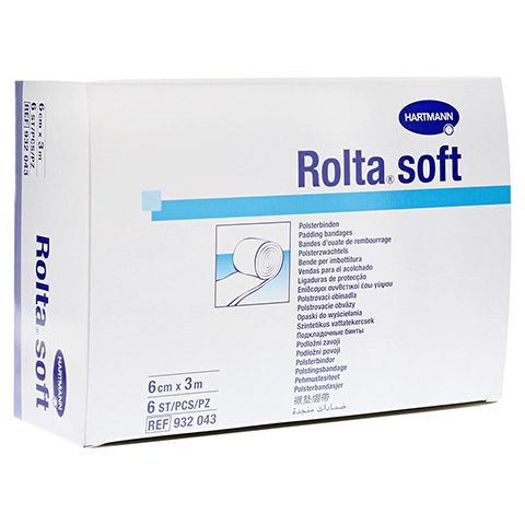 ROLTA soft Synth.-Wattebinde 6 cmx3 m 6 Stück