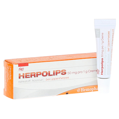 HERPOLIPS 50 mg pro 1 g Creme 2 Gramm
