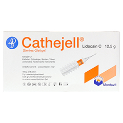 CATHEJELL Lidocain C steriles Gleitgel ZHS 12,5 g 5 Stck - Vorderseite