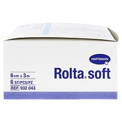 ROLTA soft Synth.-Wattebinde 6 cmx3 m 6 Stück - Linke Seite