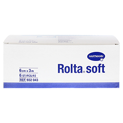ROLTA soft Synth.-Wattebinde 6 cmx3 m 6 Stück - Oberseite