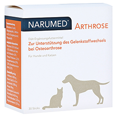 NARUMED Arthrose Pulver-Sticks f.Hunde/Katzen 30x1.5 Gramm