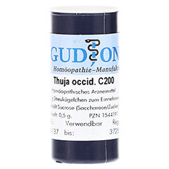 THUJA OCCIDENTALIS C 200 Einzeldosis Globuli 0.5 Gramm N1