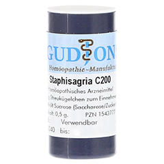 STAPHISAGRIA C 200 Einzeldosis Globuli 0.5 Gramm N1