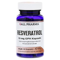 RESVERATROL 10 mg GPH Kapseln 60 Stück