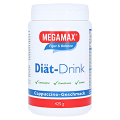 Megamax Dit Drink Cappuccino Pulver 425 Gramm