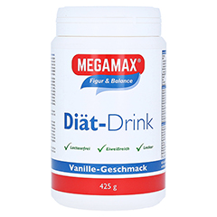 Megamax Dit Drink Vanille Pulver 425 Gramm