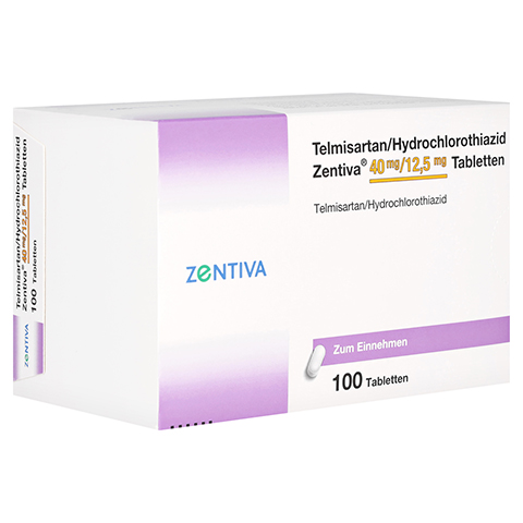Telmisartan/Hydrochlorothiazid Zentiva 40mg/12,5mg 100 Stck N3