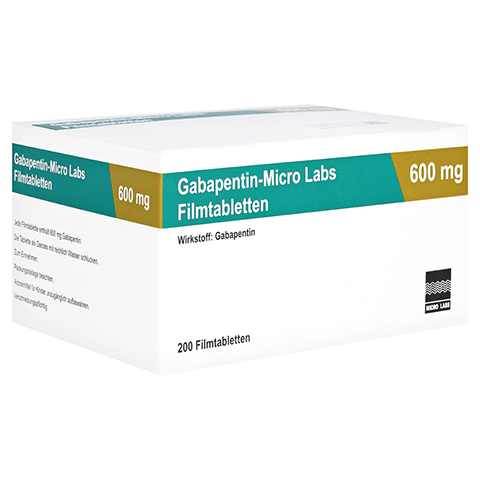 Gabapentin-Micro Labs 600mg 200 Stck N3