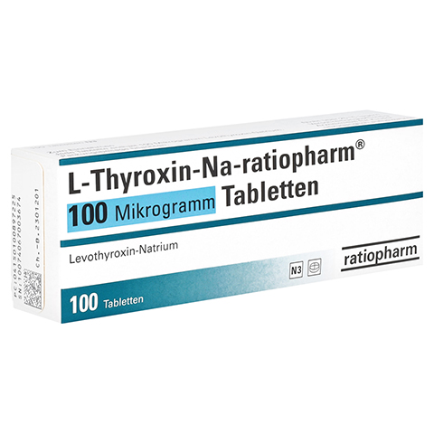 L-Thyroxin-Na-ratiopharm 100 Mikrogramm 100 Stck N3