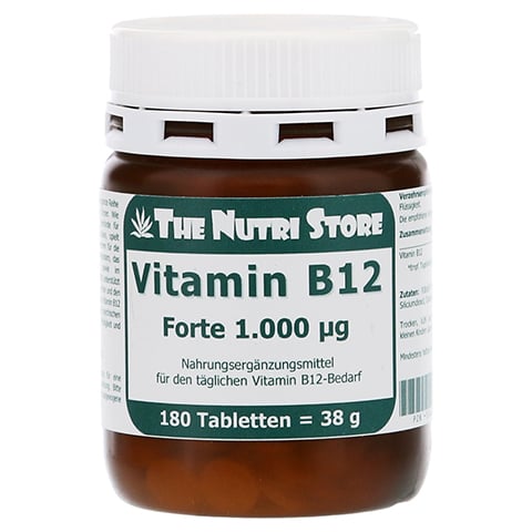 VITAMIN B12 1000 g Forte Tabletten 180 Stck