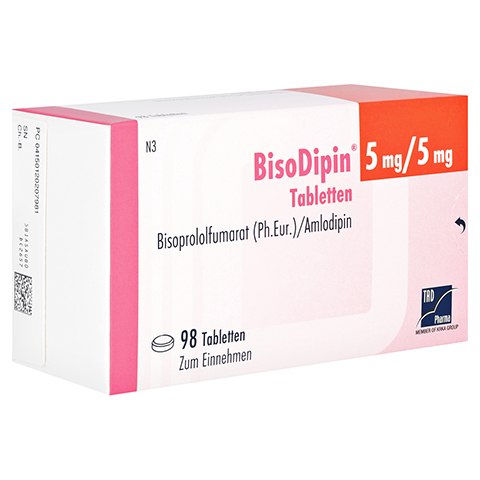 BISODIPIN 5 mg/5 mg Tabletten 98 Stck N3