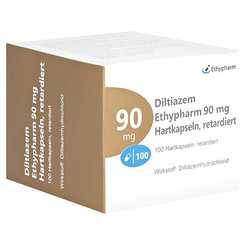 DILTIAZEM Ethypharm 90 mg Hartkapseln retardiert 100 Stck N3